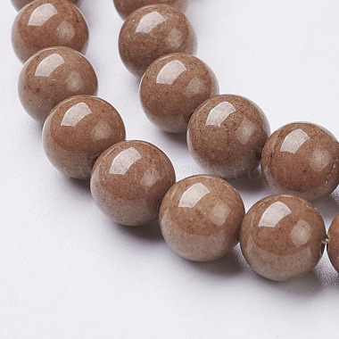 Natural Mashan Jade Round Beads Strands(X-G-D263-8mm-XS27)-2