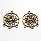 Tibetan Style Alloy Chandelier Components Links(TIBE-A30127-AB-NR)-1