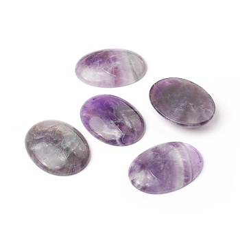 Natural Amethyst Cabochons, Oval, 40x30x7.2~7.5mm