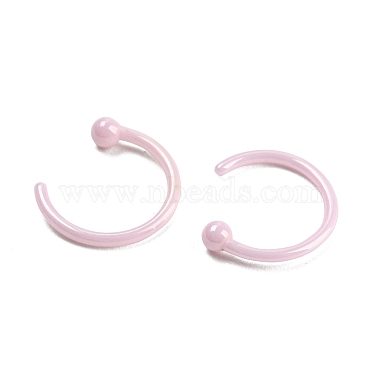 Hypoallergenic Bioceramics Zirconia Ceramic Hoop Nose Rings(AJEW-Z014-01A)-2