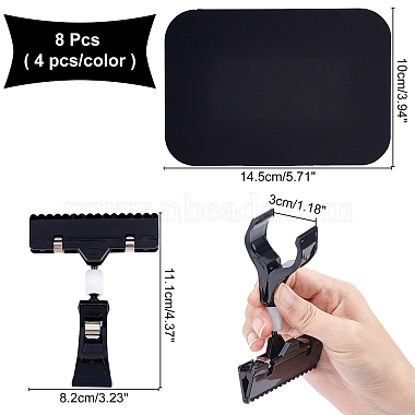 Erasable PVC Food Label Display Chalkboard Clip(ODIS-AR0001-01)-2