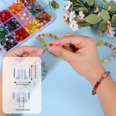 2 Bags Imitation Artificial Crystal Glass Beads(GLAA-SZ0001-95B-01)-2