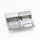304 Stainless Steel Magnetic Clasps with Glue-in Ends(STAS-F130-76P)-2