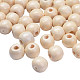 Des perles en bois naturel(X-TB10mmY-8)-1