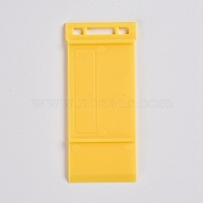 (Clearance Sale)Plastic Model Separator, for Hobby Gundam Model, Rectangle, Gold, 84x37x4.5mm, Hole: 3x5mm and 3x14.5mm(TOOL-WH0021-41)