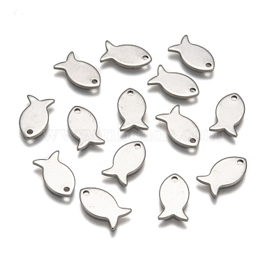 Stainless Steel Color Fish Stainless Steel Charms