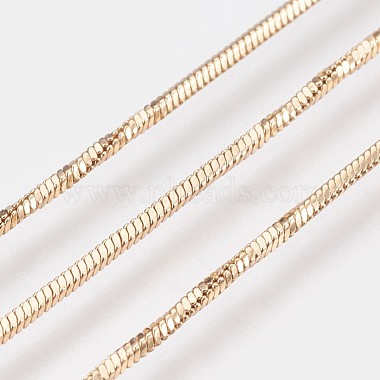Long-Lasting Plated Brass Chain Necklaces(NJEW-K112-12G-NF)-2