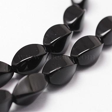 Brins de perles d'onyx noir naturel(G-P161-07-12x6mm)-3