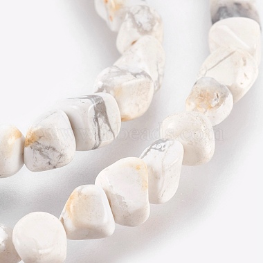 Natural Howlite Chips Beads Strands(G365-34)-3