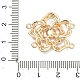 Brass Multi-Strand Links Cabochon Settings(KK-F934-06G)-3