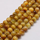 Natural Tiger Eye Bead Strands(G-P230-08-E-10mm)-1