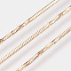 Long-Lasting Plated Brass Chain Necklaces(NJEW-K112-12G-NF)-2