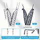 2Pcs 2 Colors Polyester & Acrylic Eyeglasses Chains(AJEW-SP0006-02B)-2