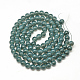 Chapelets de perles en verre peint(X-DGLA-Q023-8mm-DB16)-2