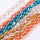 Electroplate Glass Beads Strands(EGLA-R008-15x10mm-M)-1