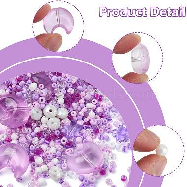 brins de perles de verre de styles mixtes(EGLA-FS0002-63E)-3