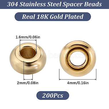 200pcs 304 perles d'espacement en acier inoxydable(STAS-SC0007-54)-2