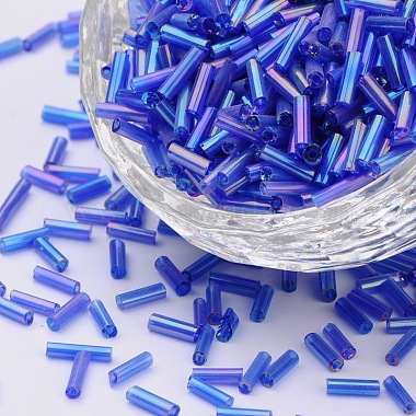 6mm Blue Glass Beads