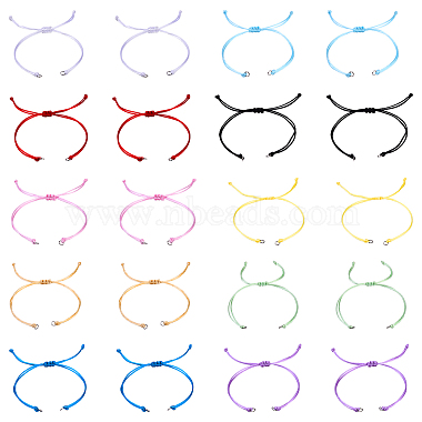 10Pcs Nylon Thread Bracelets Making(BJEW-YW00010)-1