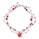 Resin Strawberry Pendant Necklace(NJEW-JN04481-01)-4