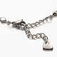 Rhombus 304 Stainless Steel Link Bracelets(BJEW-N287-20)-2