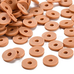 Handmade Polymer Clay Beads, for DIY Jewelry Crafts Supplies, Disc/Flat Round, Heishi Beads, Peru, 8x1mm, Hole: 2mm, about 13000pcs/1000g(CLAY-Q251-8.0mm-44)