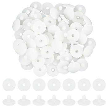 40 Sets Plastic Doll Joints, with Washers, DIY Crafts Stuffed Toy Teddy Bear Accessories, White, 17.5x24mm
