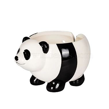 Hübscher handgefertigter Schüsselhalter aus Porzellangarn in Panda-Form(SENE-PW0022-05)-4