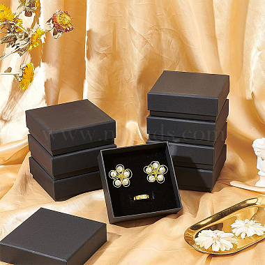 Kraft Paper Cardboard Jewelry Boxes(CBOX-BC0001-15B)-7
