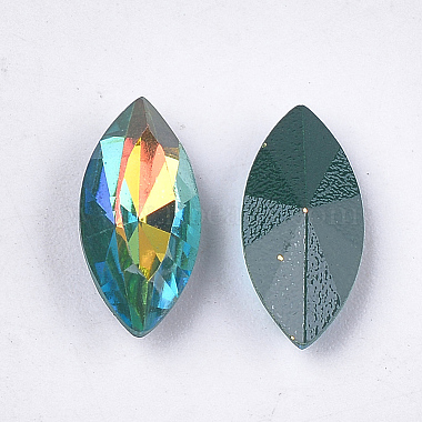 Pointed Back Resin Rhinestone Cabochons(CRES-S381-7x15mm-C04)-2
