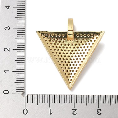 Placage de crémaillère en laiton micro pavé pendentifs en zircone cubique(KK-L224-039G)-3