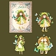 Butterfly Girl Theme PET Sticker Labels(PW-WG65900-02)-1