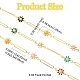 3M Brass Enamel Link Chains(CHC-YW0001-08)-2