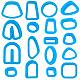 1 Set Plastic Clay Molds(DIY-CP0010-78C)-1