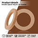 Wooden Spacer Ring for Car Speaker(DIY-WH0430-396A)-4