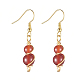 Natural Gemstone Pendant Necklace & Dangle Earrings Jewelry Sets(SJEW-JS01060)-7