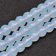 Round Opalite Beads Strands, 4mm, Hole: 1mm, about 80pcs/strand, 13 inch(GLAA-I34-4mm)