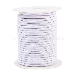 Nylon Threads, Milan Cords/Twisted Cords, White, 3mm, about 21.87 yards(20m)/roll(NWIR-P018-47)