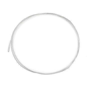 925 Sterling Silver Wire, Round, Silver, 1.3mm