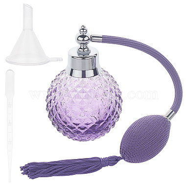 Purple Aluminum Perfume Bottle