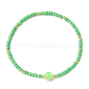 5Pcs 5 Colors Glass Seed Beads Beaded Stretch Bracelets Sets(BJEW-TA00322)-2