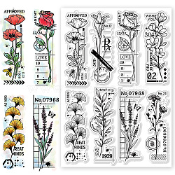 Custom PVC Plastic Clear Stamps, for DIY Scrapbooking, Photo Album Decorative, Cards Making, Mixed Shapes, 160x110mm(DIY-WH0618-0054)