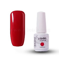 8ml Special Nail Gel, for Nail Art Stamping Print, Varnish Manicure Starter Kit, FireBrick, Bottle: 25x66mm(MRMJ-P006-J058)