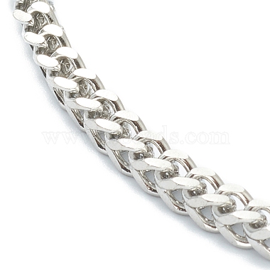 304 Stainless Steel Wheat Chain Necklaces(NJEW-I245-08C-P)-4