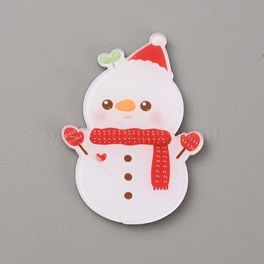 Christmas Acrylic Cabochons(SACR-WH0011-05K)-1