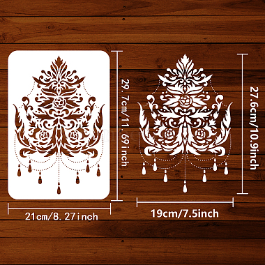 Plastic Drawing Painting Stencils Templates(DIY-WH0396-0053)-2