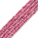 Natural Red Tourmaline Beads Strands(X-G-A021-01A)-1
