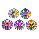 Rainbow Color Alloy Pendants(PALLOY-S180-279-NR)-1