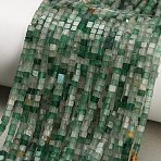 Natural African Jade Beads Strands, Cube, 2.5x2.5x2.5mm, Hole: 0.8mm, about 151pcs/strand, 15.08''(38.3cm)(GG-CBA2498-A01-01)