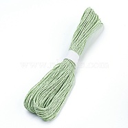 Straw Rope String, for Jewelry Making, 2-Ply, Dark Sea Green, 1.5mm, 30yard/bundle(OCOR-P009-C08)